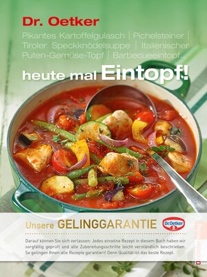 cover image of heute mal Eintopf!